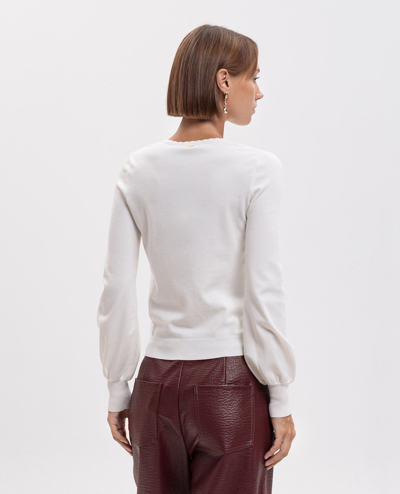 

Ivory jumper Twinset, Beige