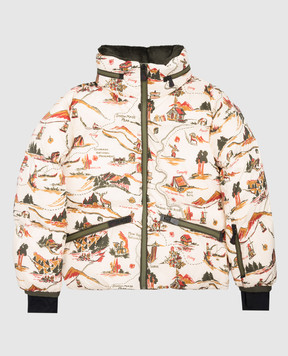 Moncler Grenoble ENFANT Children's beige down jacket Verdons L29571A0001159A1Q