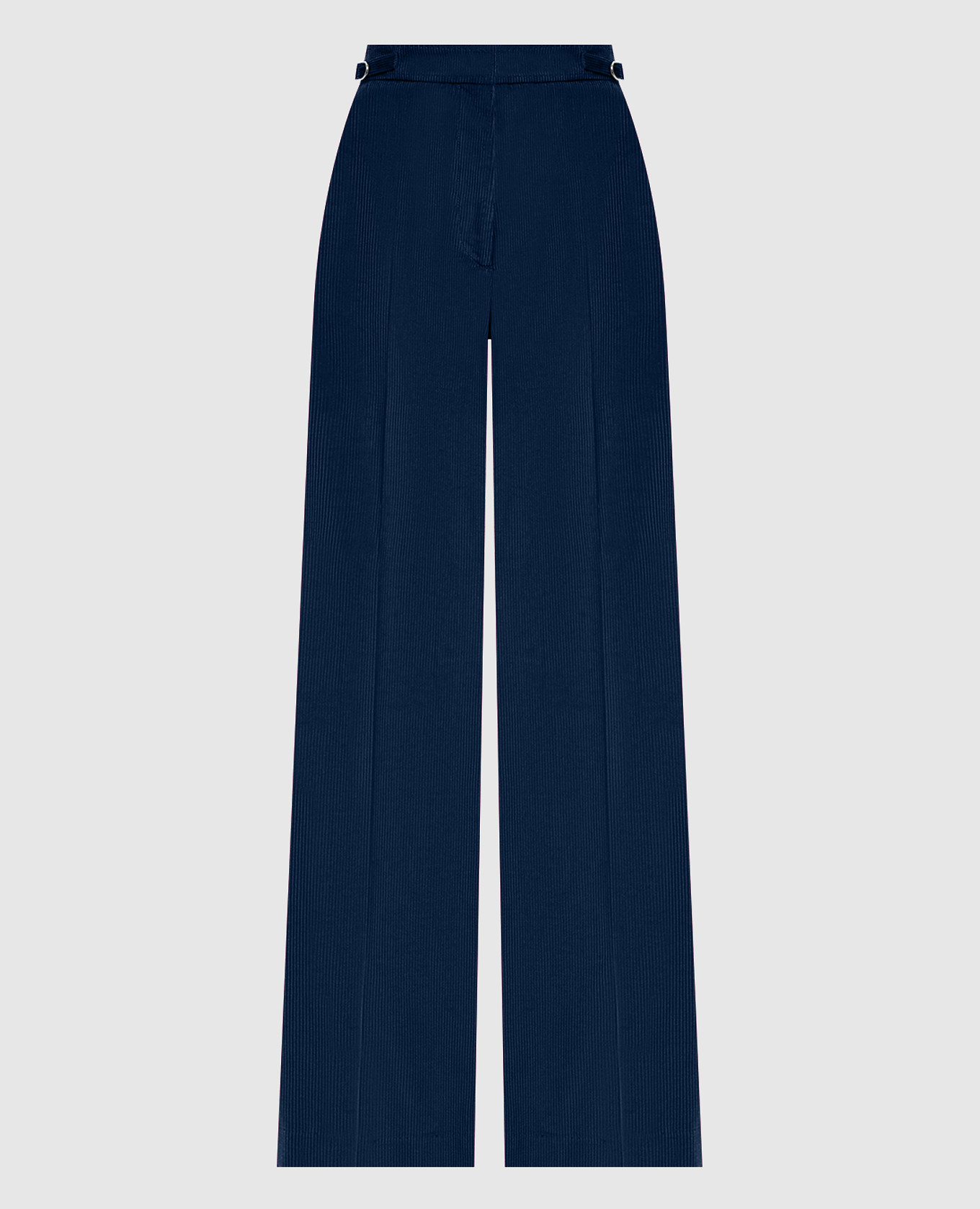 Pantalon en velours côtelé bleu Vesta