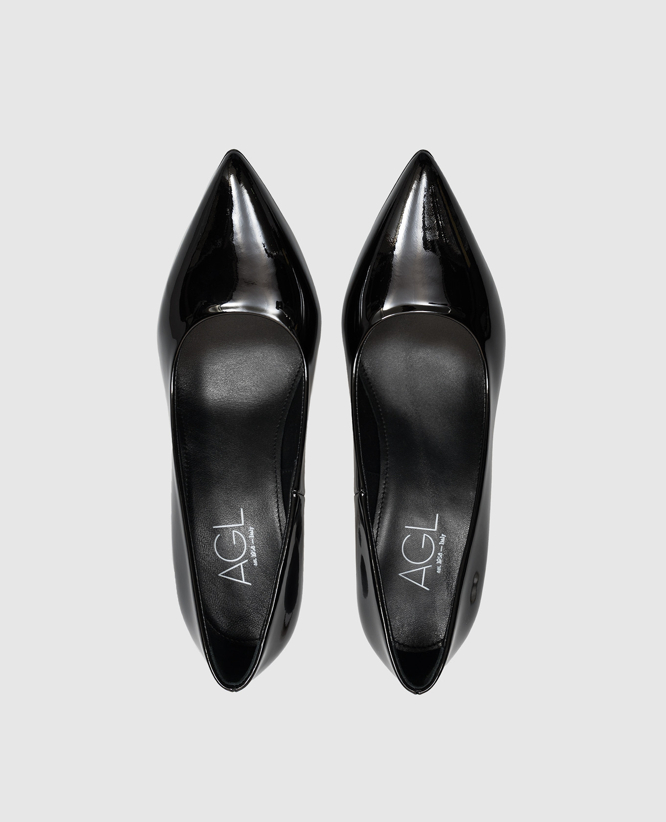 Black patent leather Alla shoes AGL 4