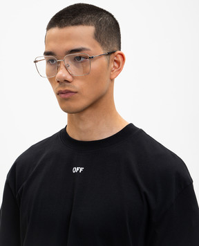 Off-White Silver glasses with Arrow emblem OW6018720059