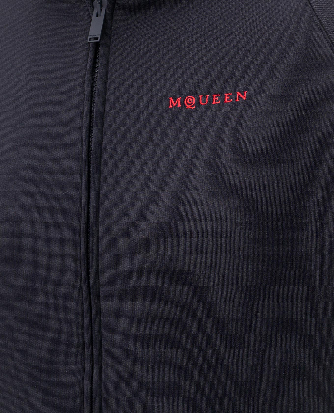 

Blue insulated sports jacket with logo Alexander McQueen