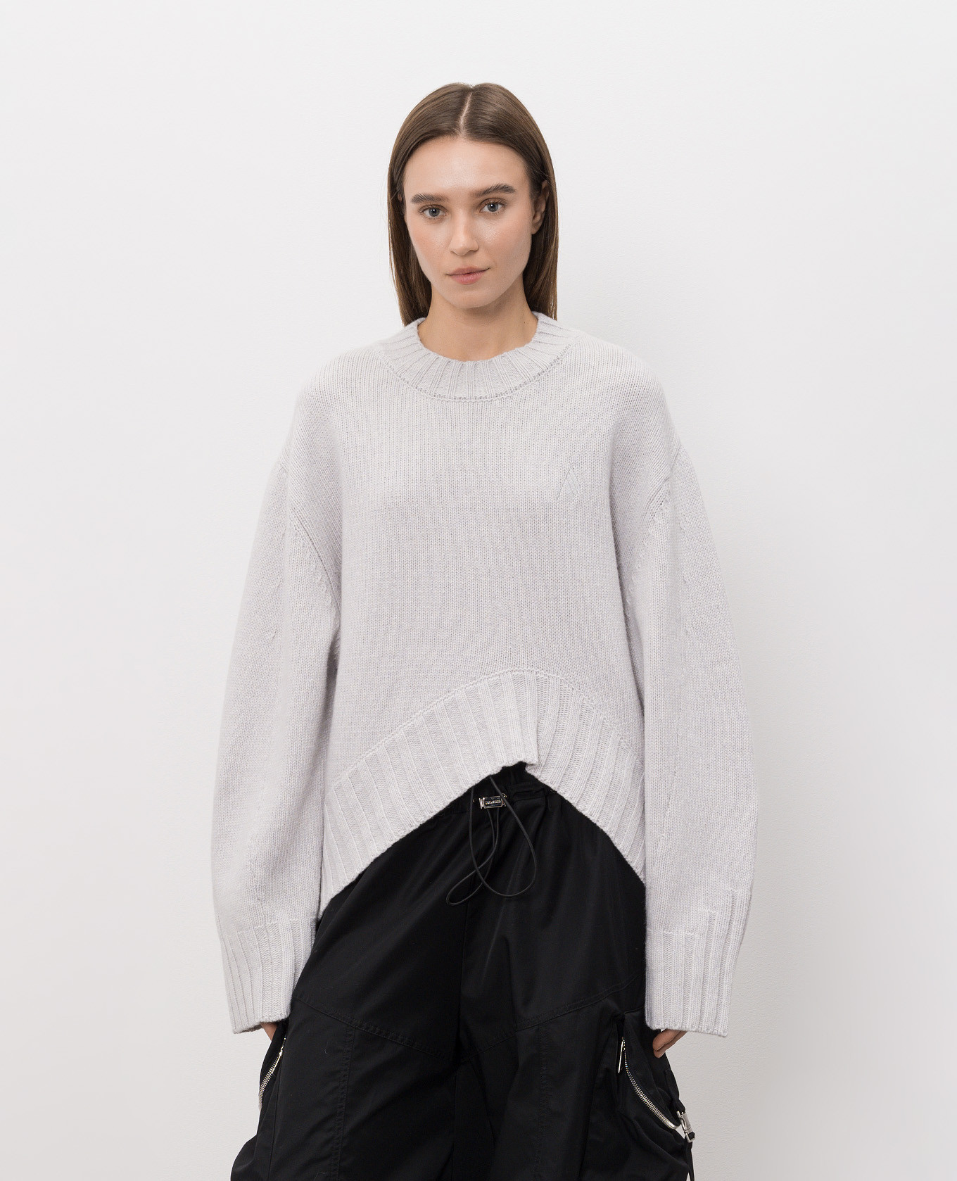 

Gray wool and cashmere sweater The Attico, Grey