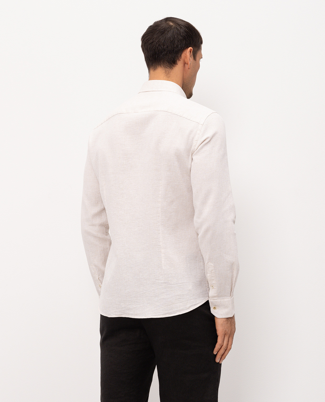 

Beige linen shirt Florentino