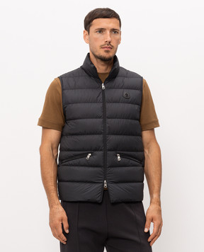 Moncler Treompan black down vest L20911A00119549SK