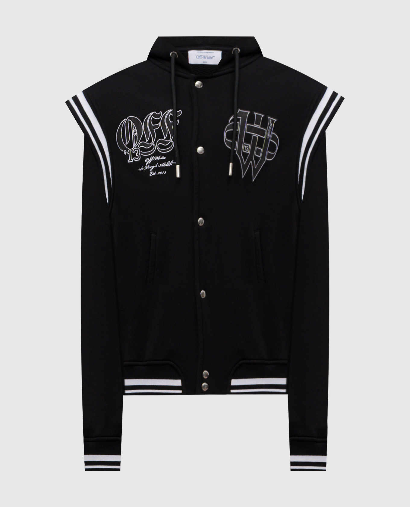 

Black sports jacket with logo Off-White