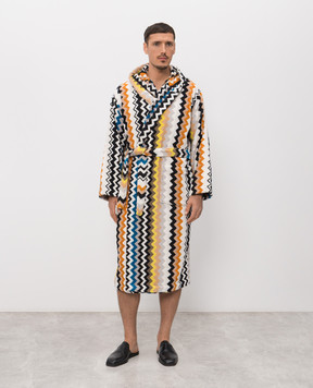 Missoni Home Best terry bathrobe with contrasting branded pattern 1E3AC99109