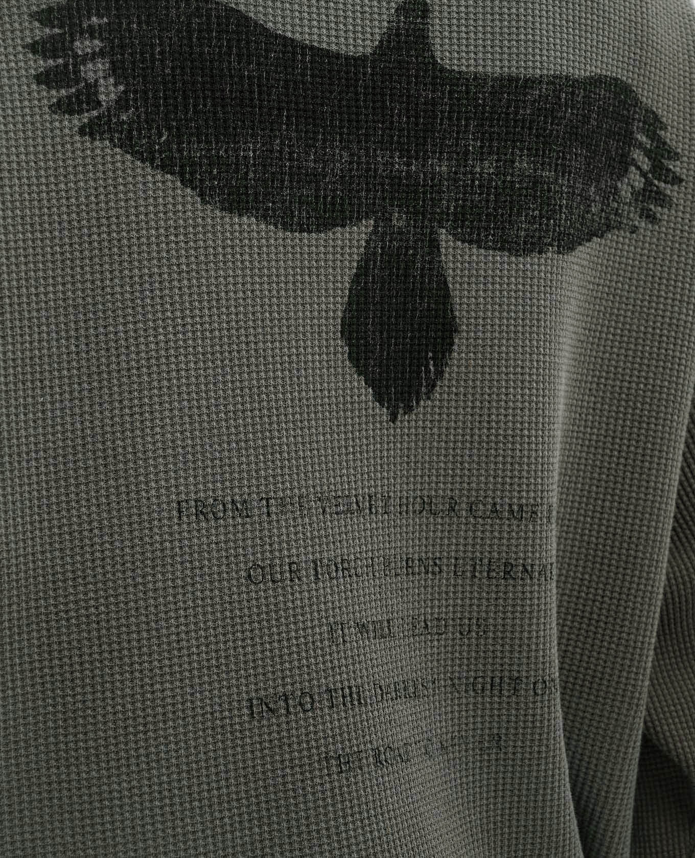 

Khaki long sleeve shirt with print Ann Demeulemeester