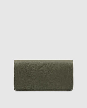 Valentino VLogo Signature Green Leather Clutch 9W2P0BB4BEM