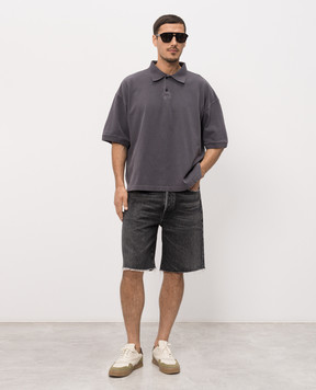 AGOLDE Anson grey denim shorts A6761346