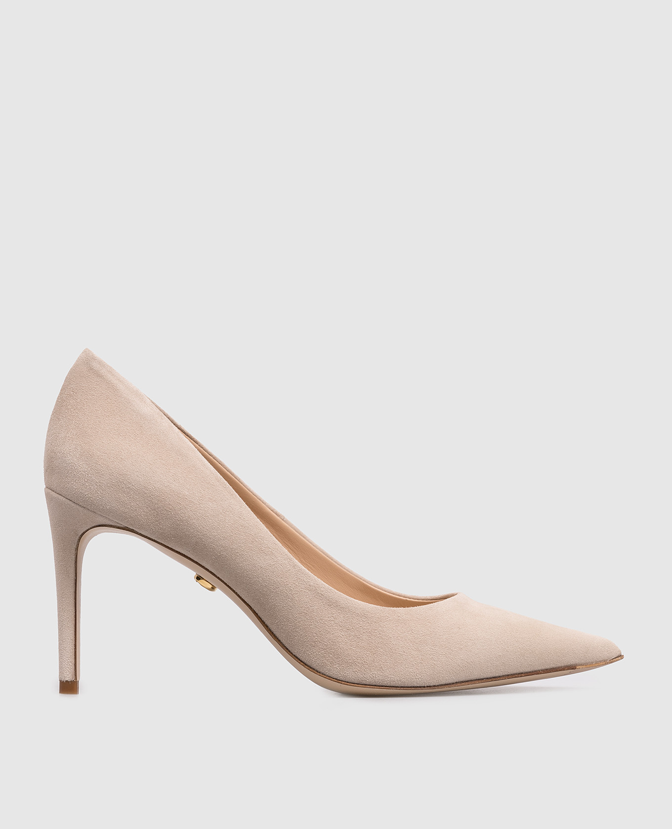 Beige suede shoes