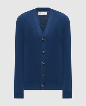 Brunello Cucinelli Blue cardigan M29400116