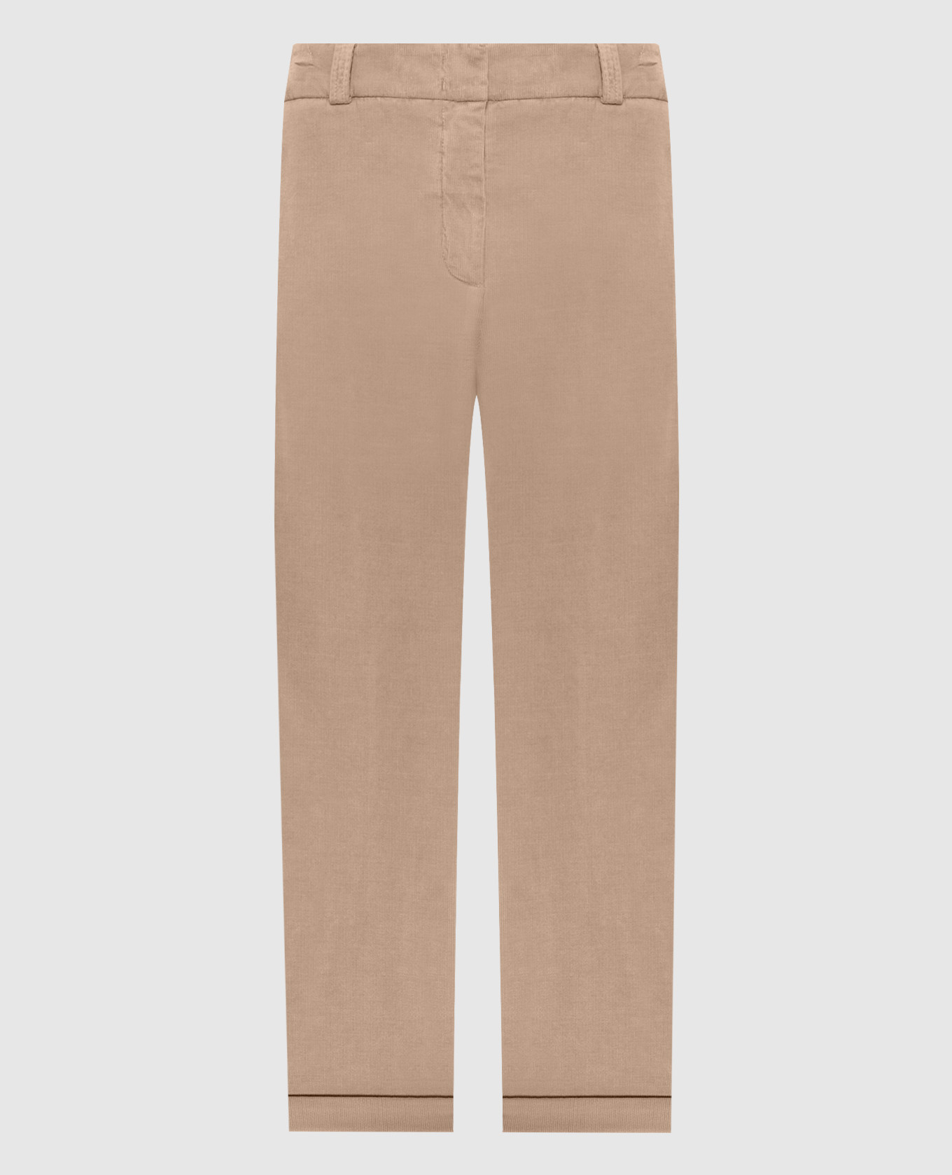 

Beige corduroy pants with lapels Peserico