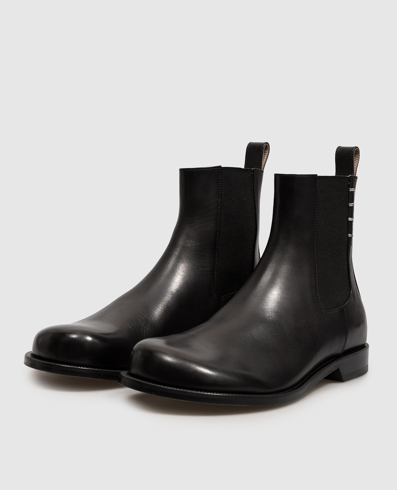 Black leather Chelsea boots JW Anderson 2