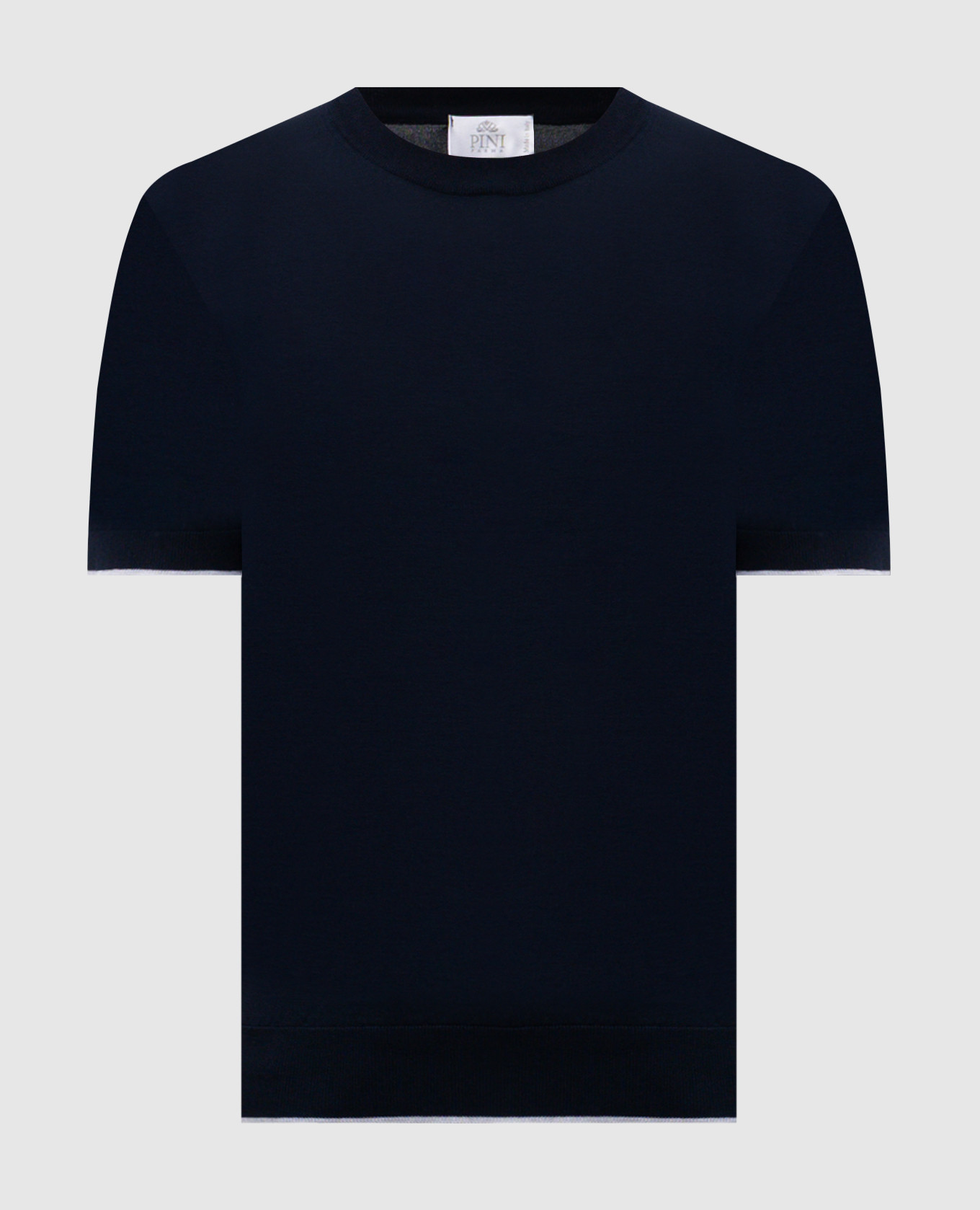 

Blue T-shirt with contrast trim Pini Parma