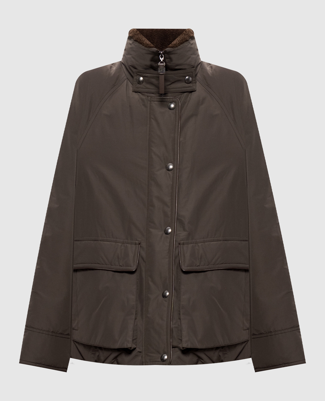 Brown down jacket
