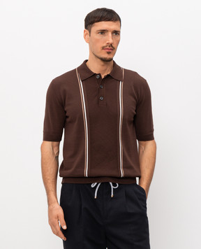 Cashmere&Whiskey Brown polo M54268158