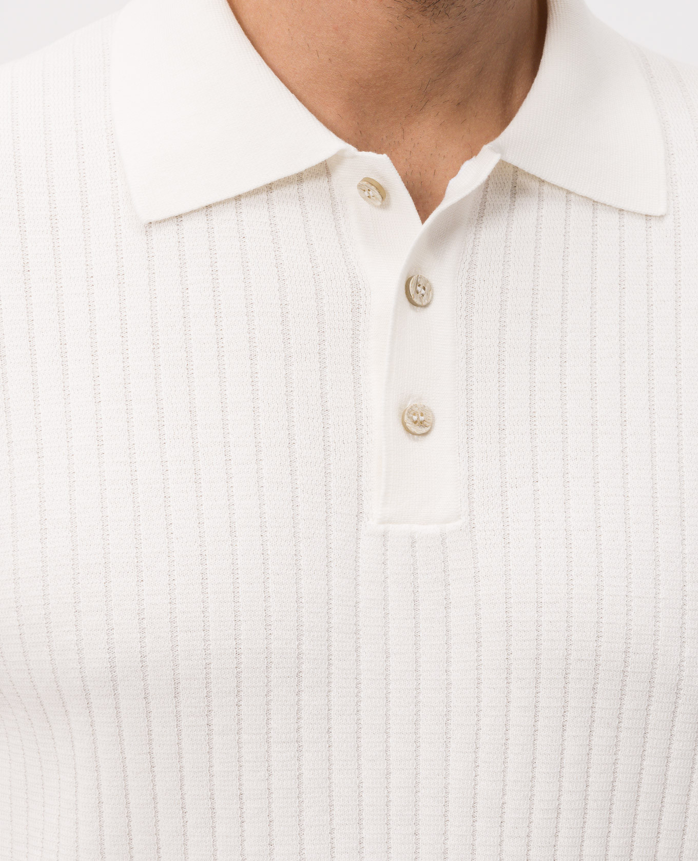 

Ivory polo shirt Bilancioni, Beige