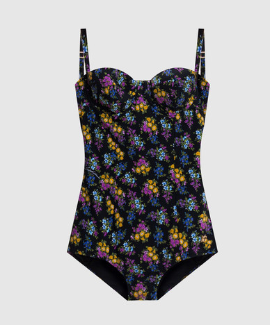Floral print swimsuit