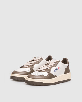 AUTRY White leather sneakers MEDALIST AULWWB68