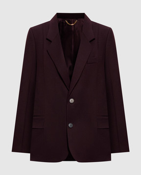 Victoria Beckham Burgundy wool jacket 1326WJK007371A
