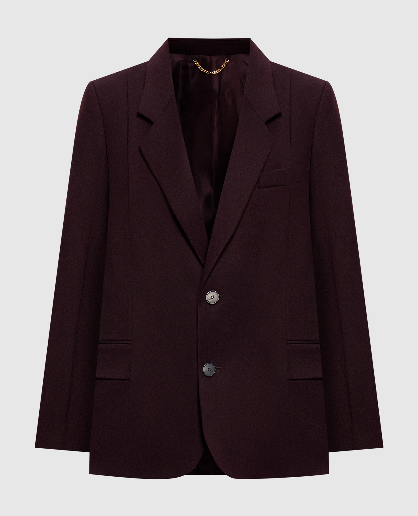 Burgundy wool jacket