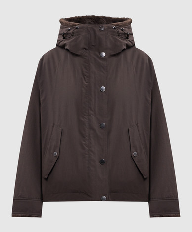 Brown reversible jacket ZANNA