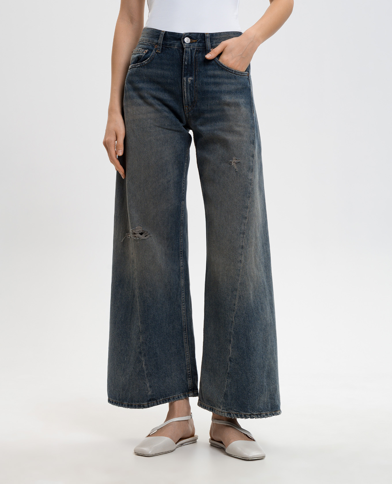 

Blue jeans with a vintage effect Maison Margiela MM6