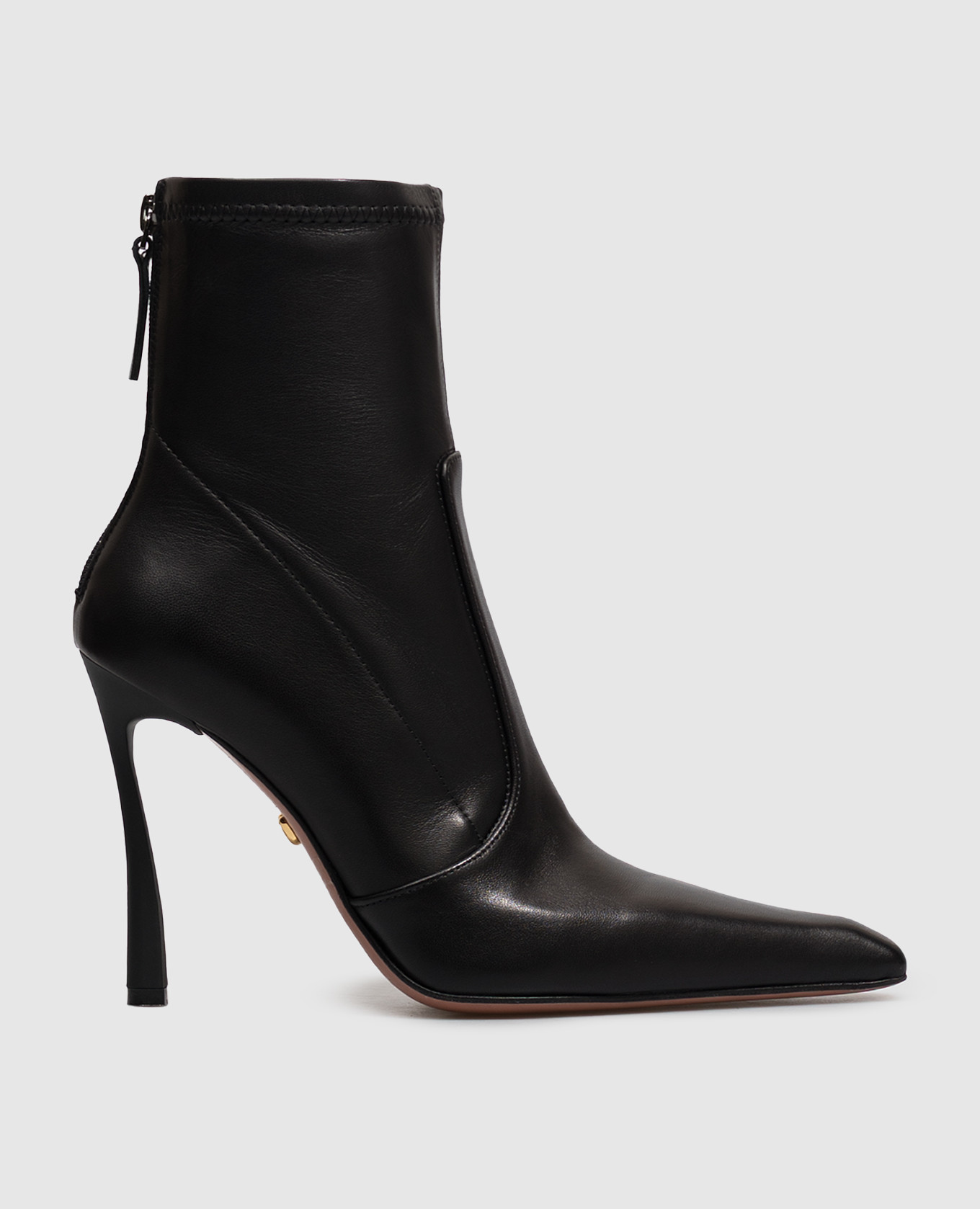 Black leather ankle boots Babe Pay Pls