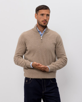 Brunello Cucinelli Beige cashmere jumper M2200124