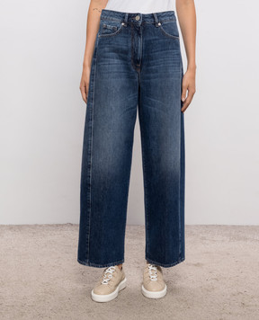 Peserico Blue jeans with a worn effect A04202L31Q04361