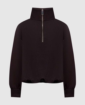 Dondup Brown sweatshirt with zipper F529KS0027DXXX