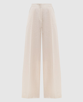 Peserico Beige linen pants E0439402600