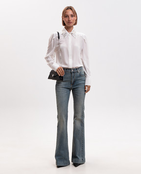 Alexander McQueen Ivory silk blouse A0000UQBADT