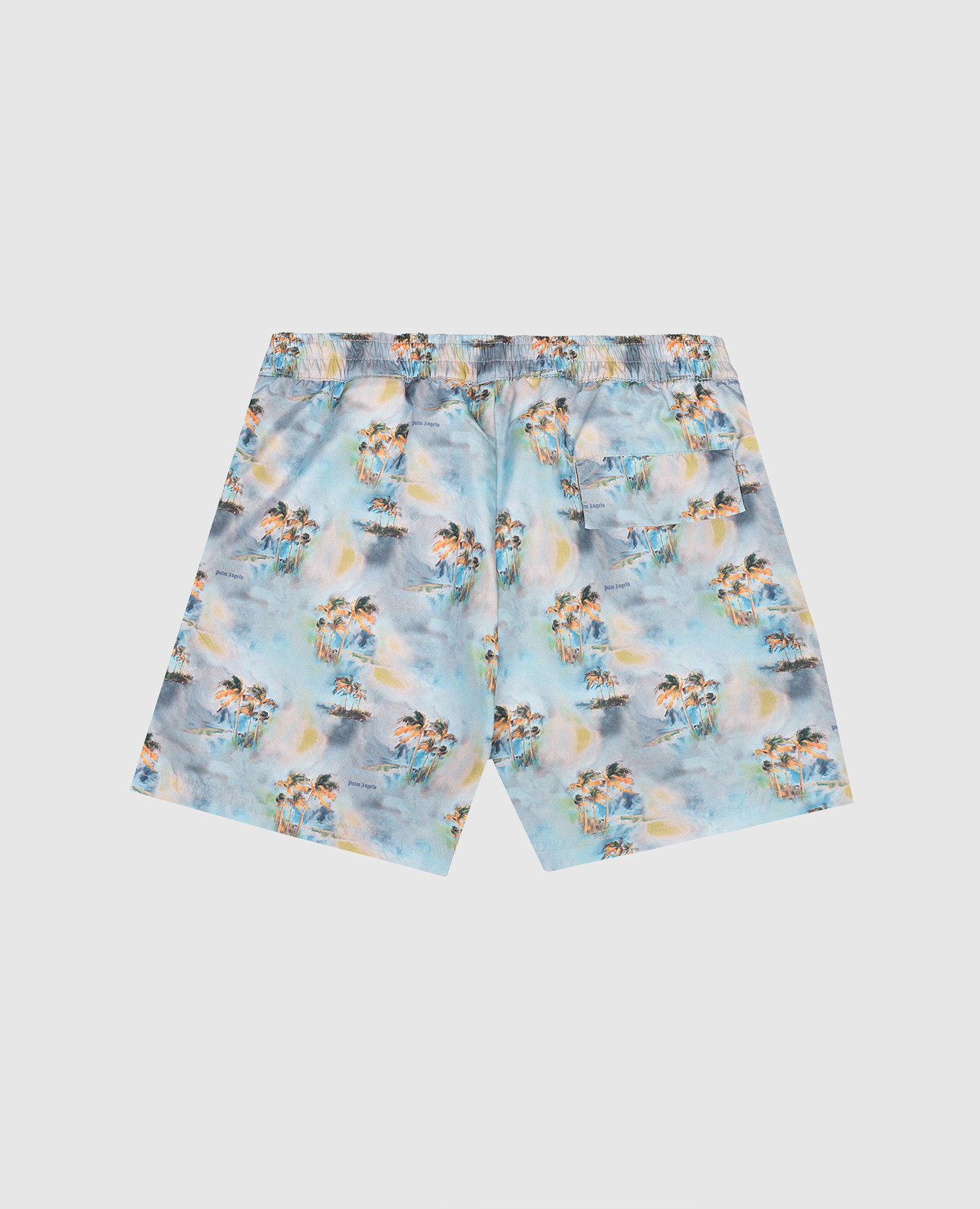 

Blue printed swim shorts Palm Angels, Light blue