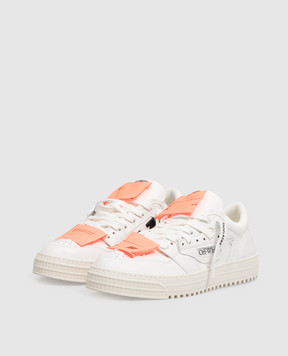 Off-White White 3.0 Court combo sneakers with branded patches M29KC9L001