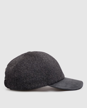 Stefano Ricci Gray combination cap MCV63SB05EWC003V