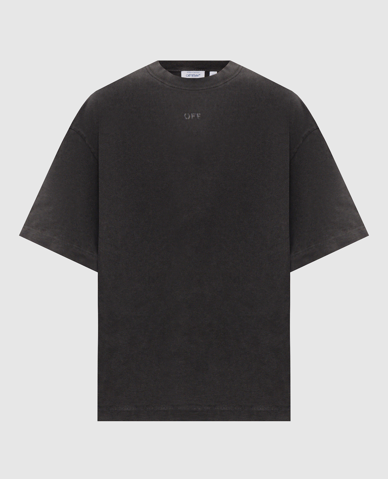 Gray T-shirt with Swimming print