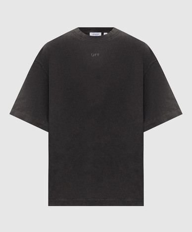 Gray T-shirt with Swimming print
