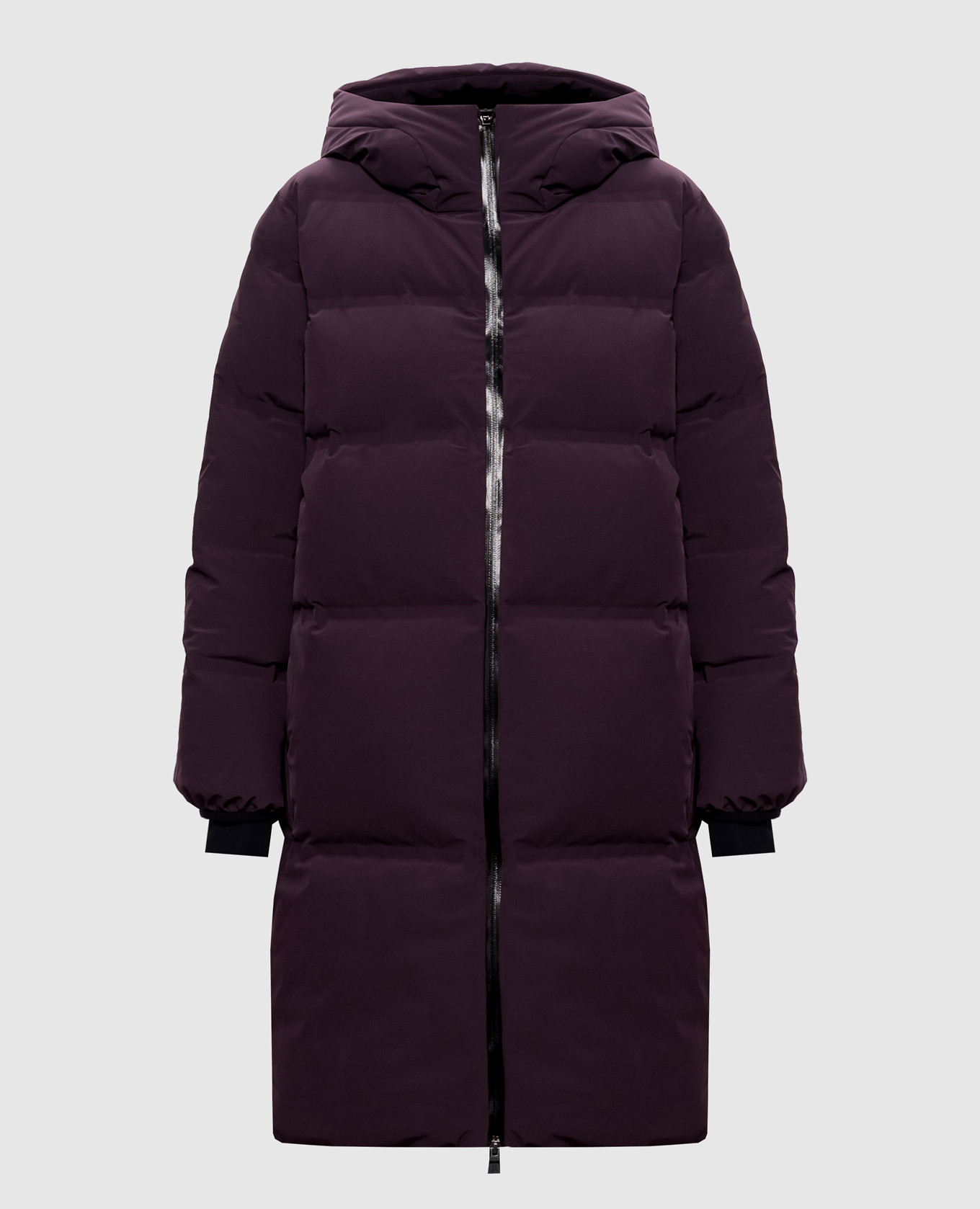 Purple down jacket