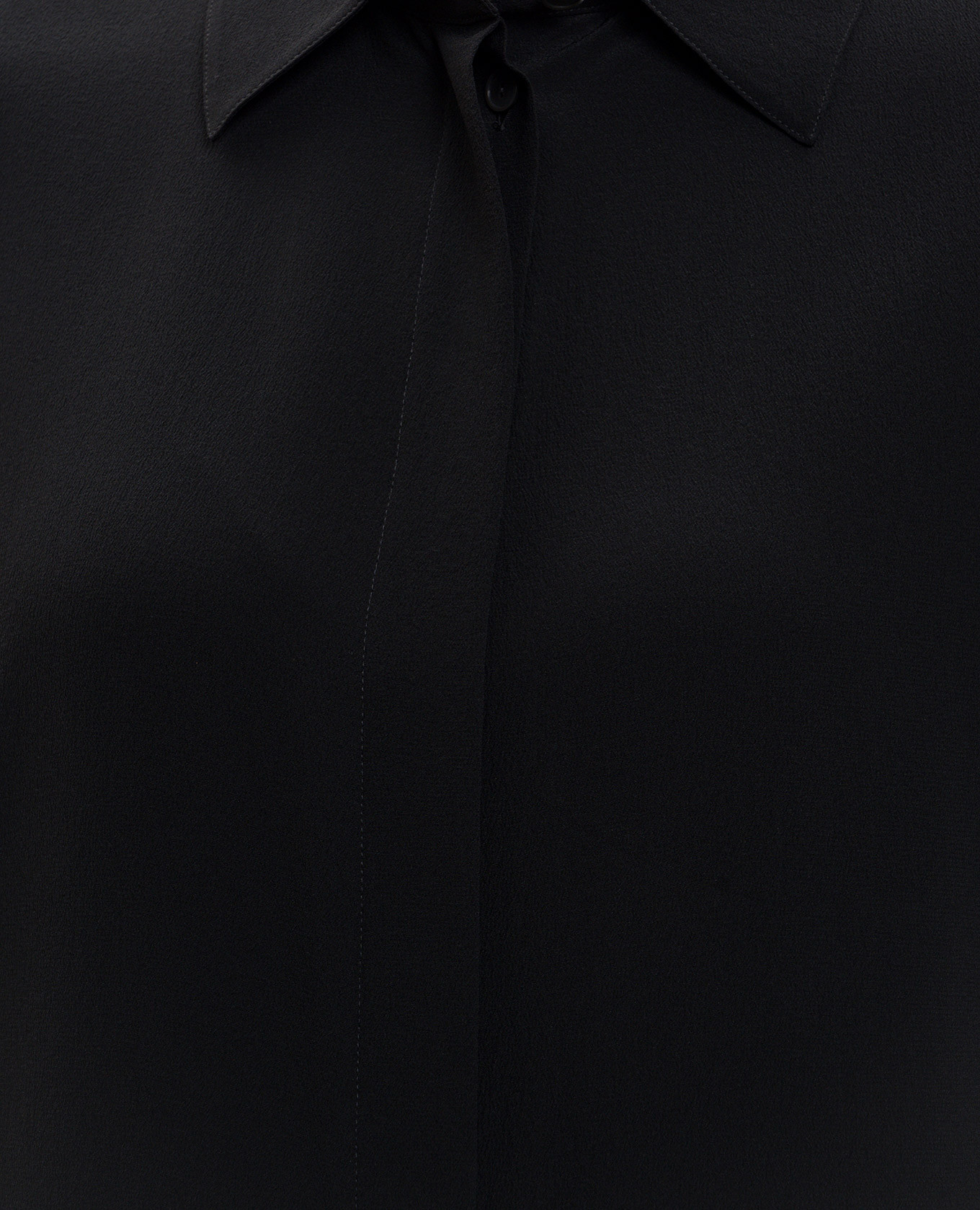 

Esetan black silk blouse The Row