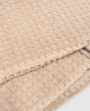 L'appartement Terry beige towel Texture TEXTURECOTTONHANDTOWEL