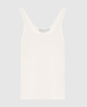 Ermanno Scervino Ivory ribbed top D485L762HVT