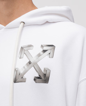 Off-White White Metal Off Hoodie 44MBB085F5F00N