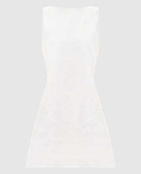 Faithfull White Kelly linen mini dress FFC01WHT