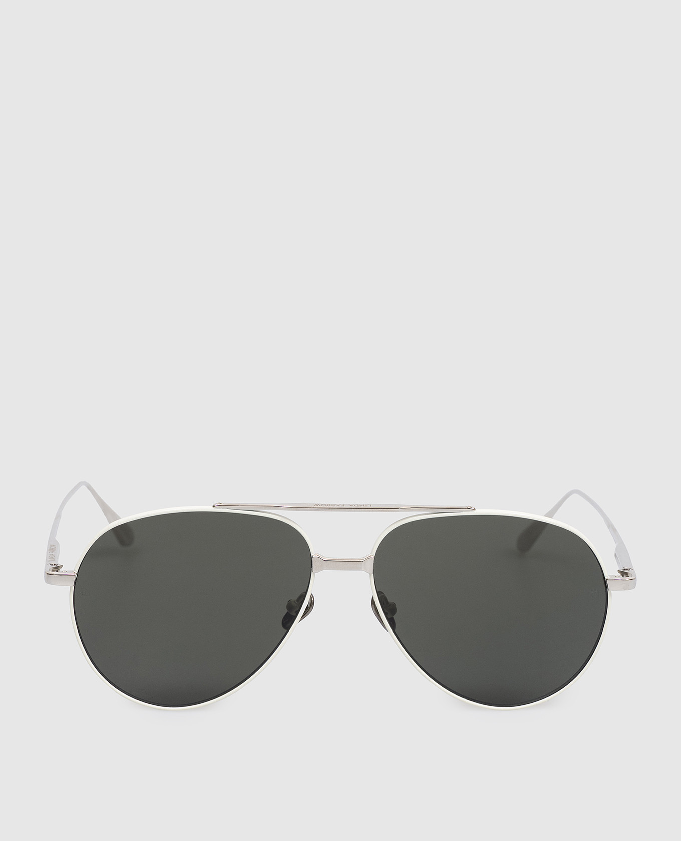 

Marcelo white sunglasses Linda Farrow