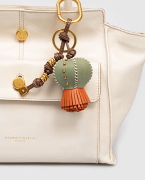 Gianni Chiarini Green Cactus bag keychain PCCACTUS04