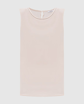Peserico Beige silk top S08893D07325