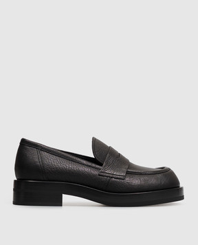 AGL Black leather loafers TRUDI TRUDI