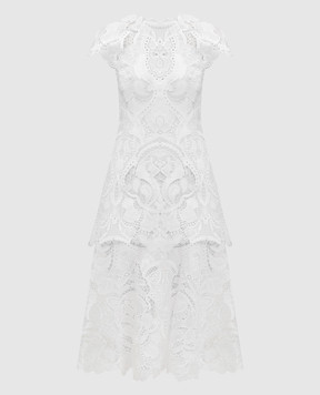 Simkhai Laura white lace midi dress SI1099H
